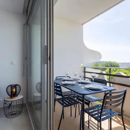 Apartment Chez Olivier - Magnifique Avec Piscine, Vue Sur La Et Parking La Grande-Motte
